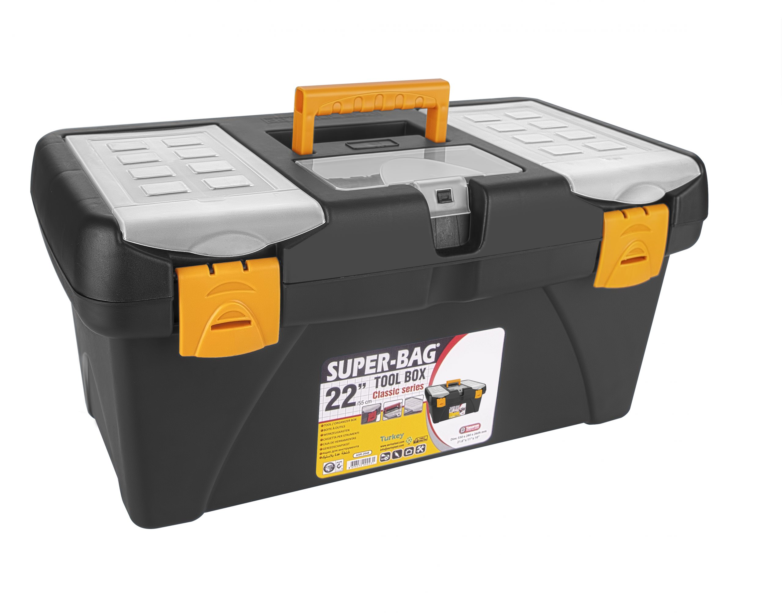 SUPER BAG TAKIM ÇANTASI PLASTİK KİLİTLİ 22"